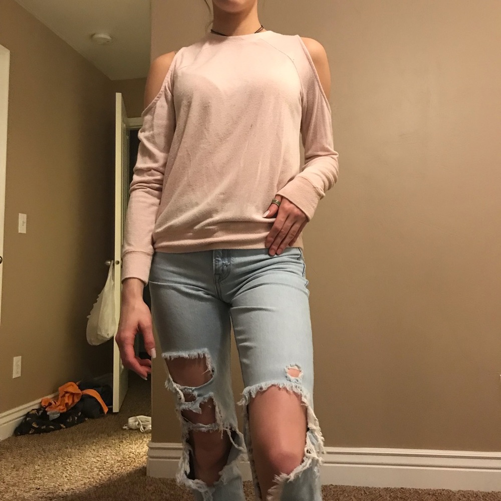 Pastel pink sweater
